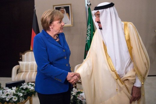 Angela Merkel Salman bin Abdelasis al-Saud