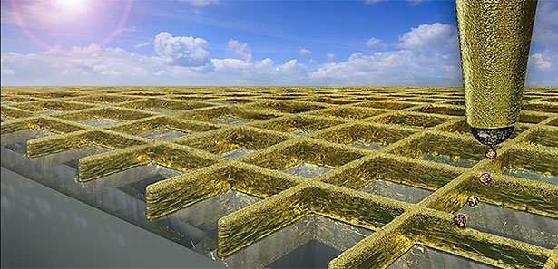 nano structure gold grid