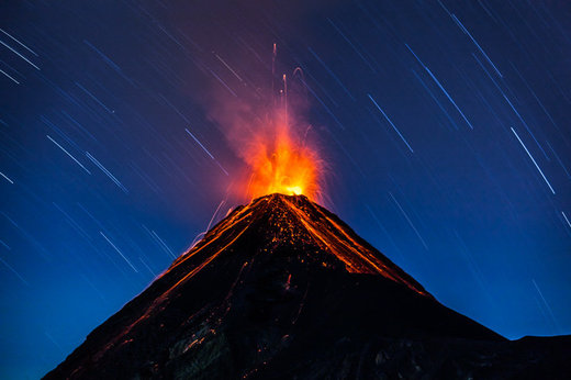 eruption fuego volcano