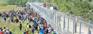 refugees fence germany