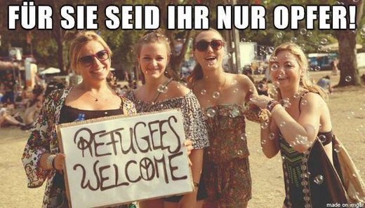 refugees welcome being victim