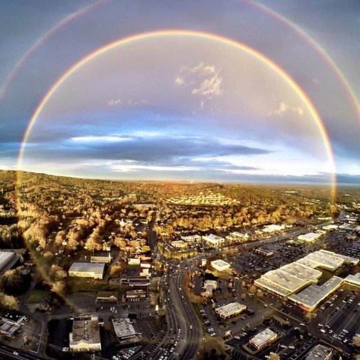 Full circle rainbow