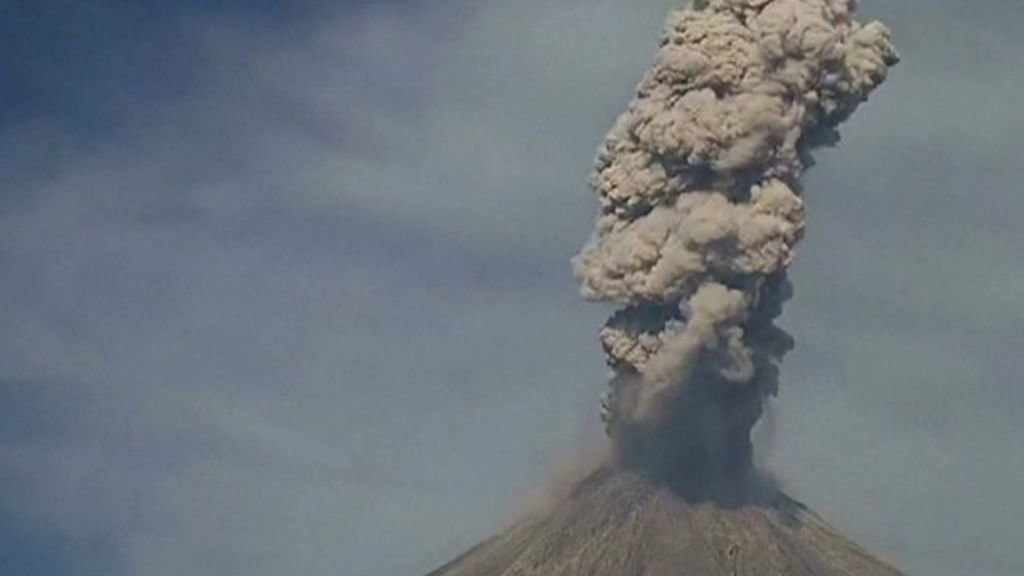 Mexico's Colima volcano,