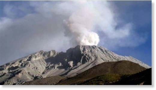 Peru's Ubinas volcano
