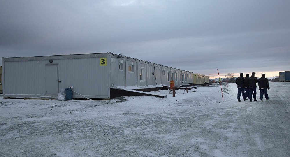 Flüchtlingsheim russland