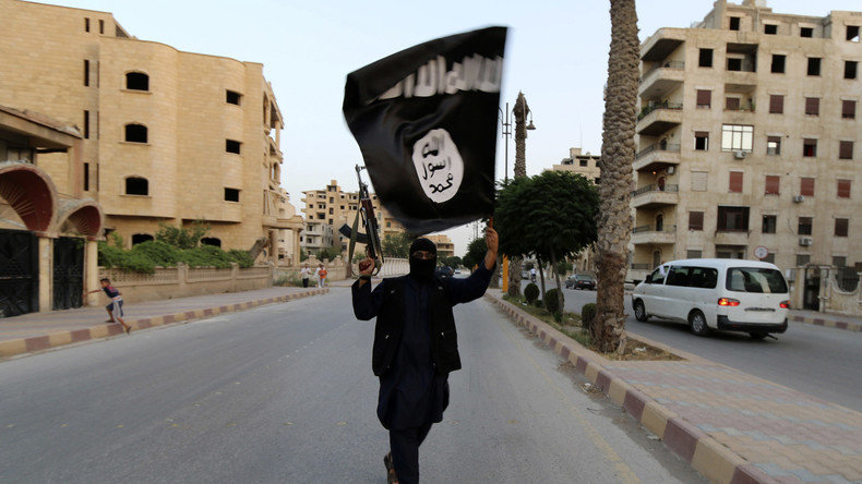 Kämpfer des IS in Rakka, Syrien