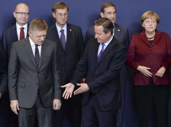 Robert Fico Merkel Cameron 