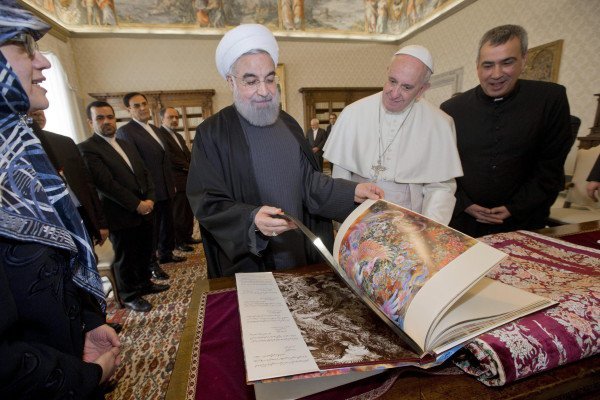 Hassan Ruhani Pope  Franziskus Papst