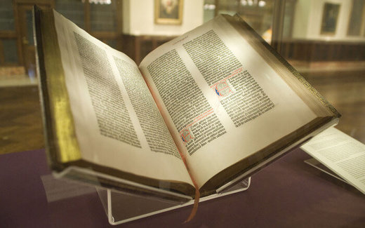 Gutenberg-Bibel aus Hanfpapier