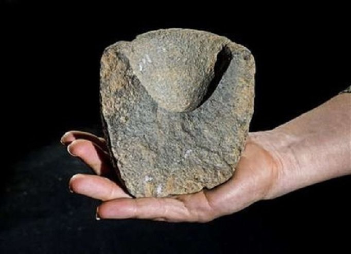 Basaltschüssel Ausgrabungen Jerusalem