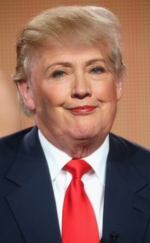 Trillary, Photoshop Hillary und Trump