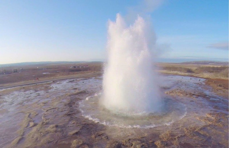 Seltene Eruption Des Grossen Geysirs Islands Beruhmteste Heisse Quelle Erdveranderungen Sott Net