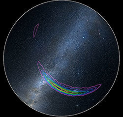 Klicken um zu vergrößern sky map