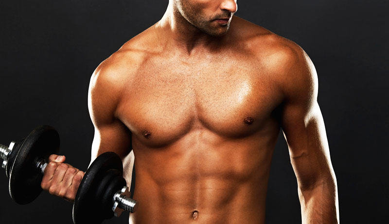 muskeln,training,muskulöser mann