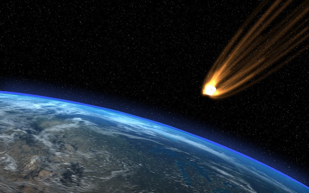 Komet Erde Einschlag comet earth impact