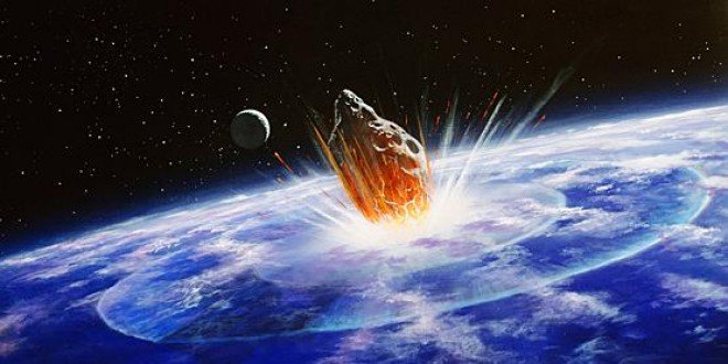 Einschlag Asteroid, Meteoriteneinschlag