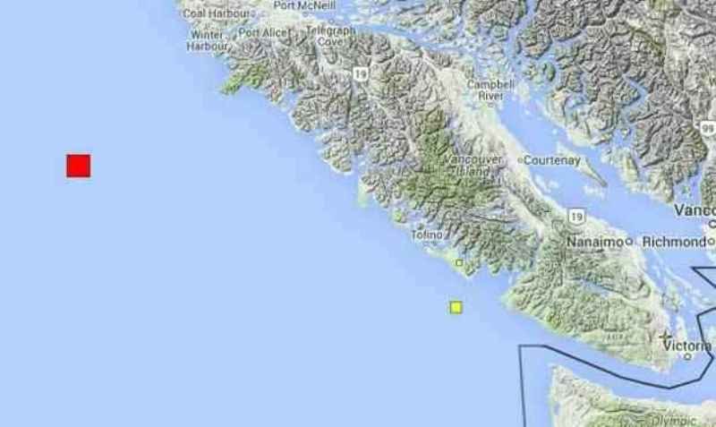 Vancouver Island earthquake