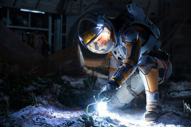 Gartenbau auf dem Mars, Filmszene „Der Marsianer“