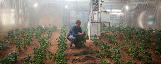 Gemüseanbau in der Mars-Station, Filmszene „Der Marsianer“