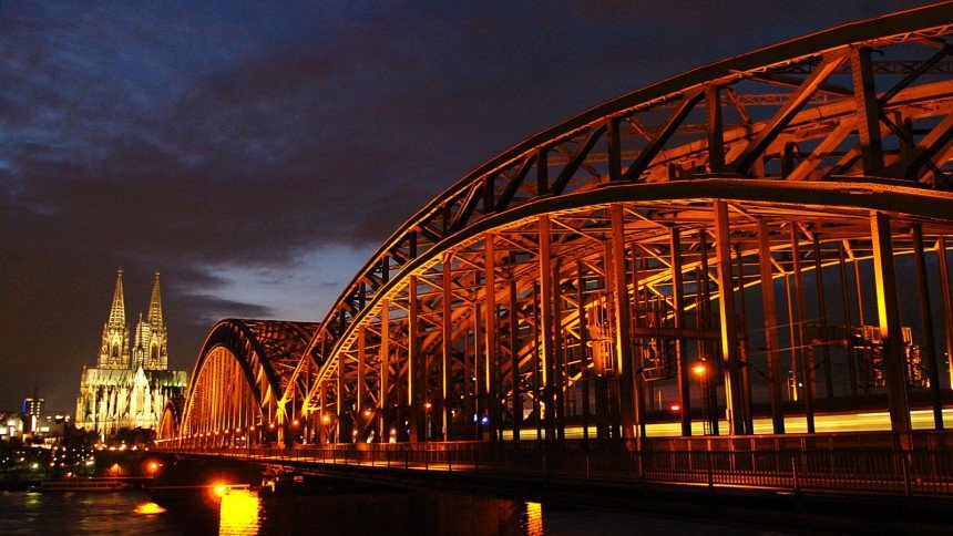 köln brücke, rhein brücke
