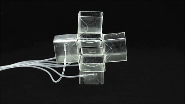 Origami-artige Faltstruktur neues Material