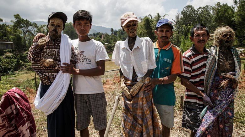 todesritual Toraja Sulawesi  Indonesien