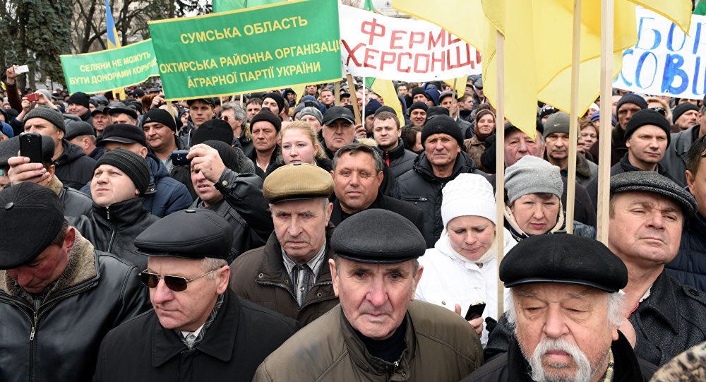 protest gegen jazenjuk kiew