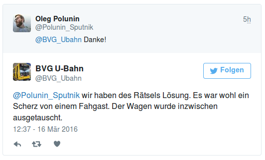 tweet u-bahn berlin bigbrother gag