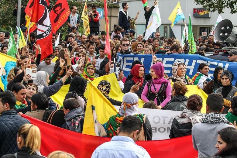 kurden demonstration