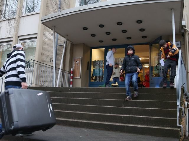 refugee camp hamburg Germany