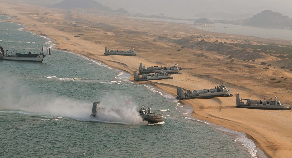 Klicken um zu vergrößern north Korea exercise