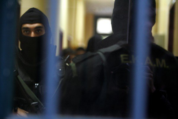 griechische Polizei beim Einsatz
