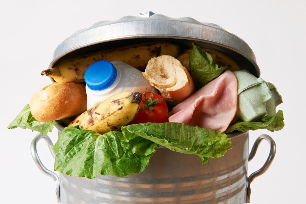 Verschwendung Lebensmittel,Lebensmittel im Müll