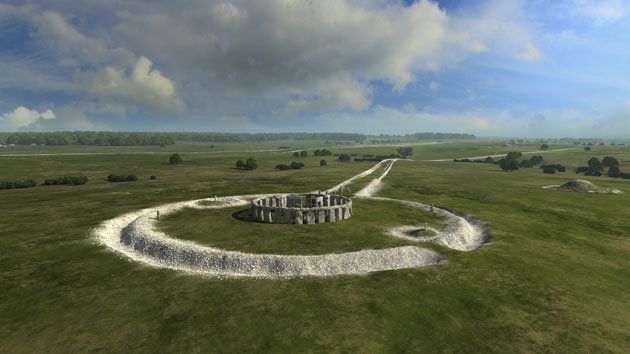 Digitale Visualisierung von Stonehenge