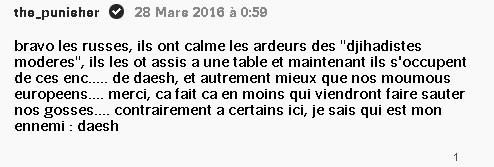 Kommentar Libération Befreiung Palmyra 