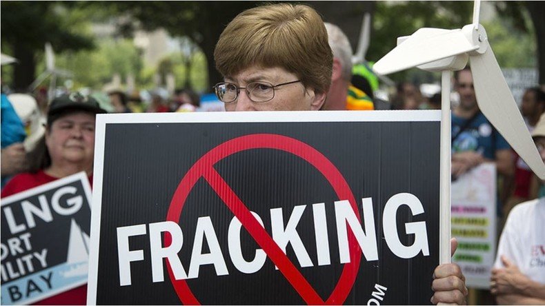 Proteste gegen Fracking