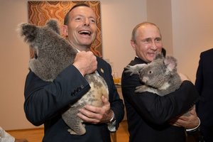 Putin with coala