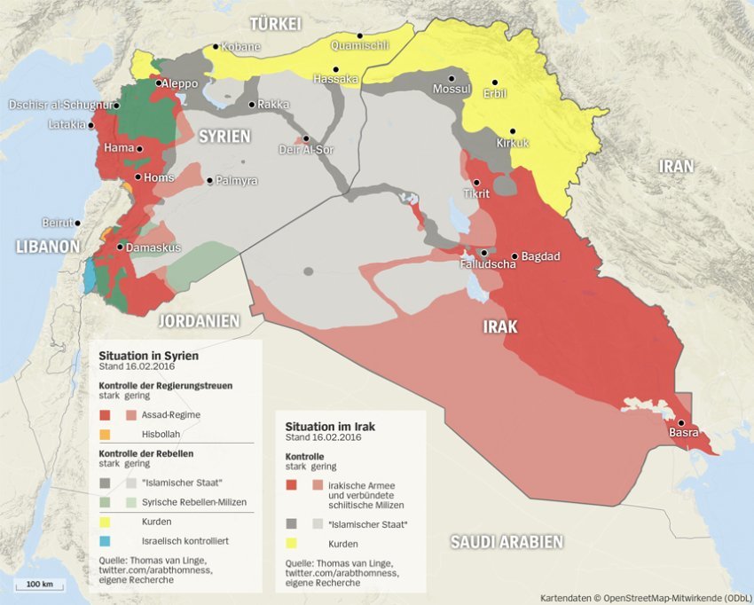 karte irak