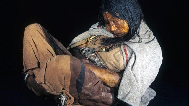 Mumie Inka-Frau
