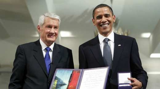Verleihung Friedensnobelpreis an Obama 2009