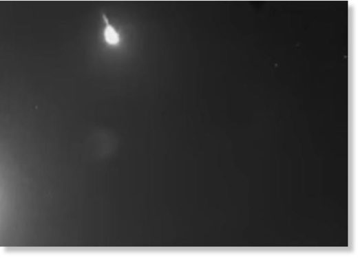 Hampshire meteor fireball April 2016