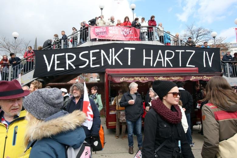 Protest gegen Hartz IV
