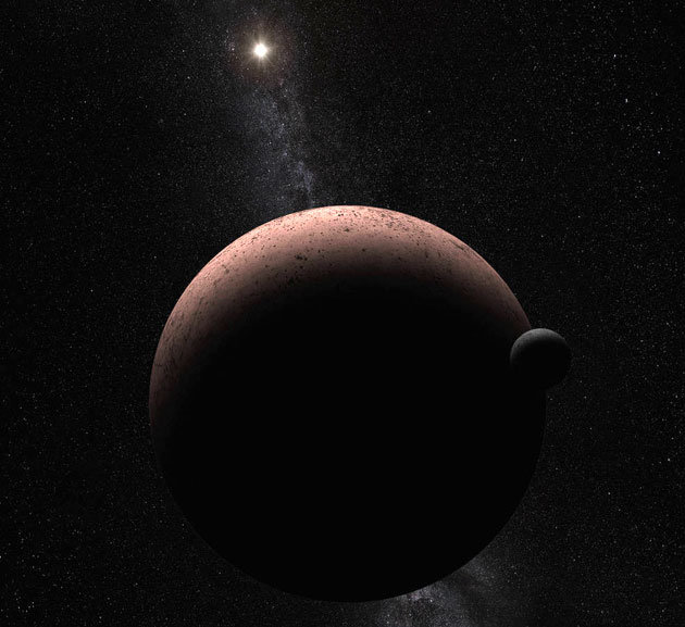 neuentdeckter Mond bei Zwergplanet Makemake