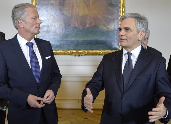 Werner Faymann Reinhold Mitterlehner