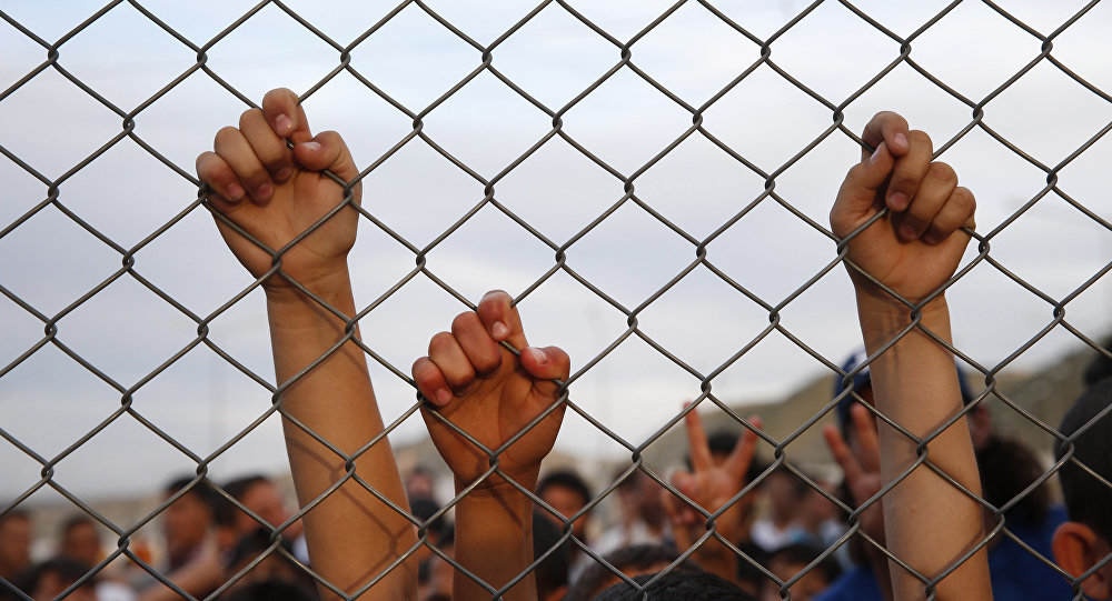 Flüchtlingslager, Gefangenschaft