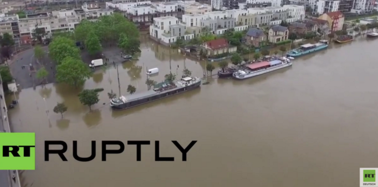 Paris überschwemmt juni 2016