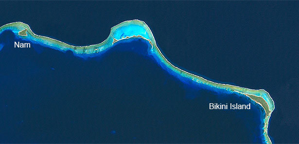 Südseeinsel Bikini-Atoll
