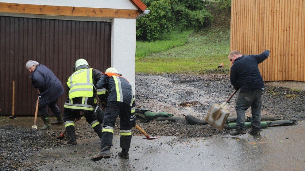 Klicken um zu vergrößern Unwetter Bayern
