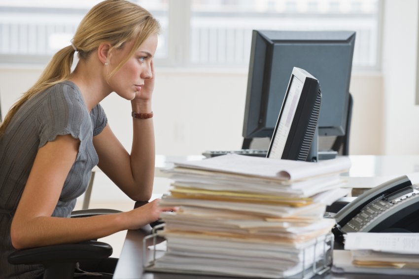 Praktikantin Büro,Büroangestellte