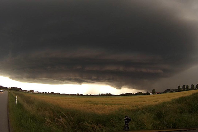 Heftige Unwetter im Südosten Bayerns